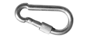 Карабин пожарный с фиксатором DIN 5299