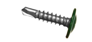 Саморезы с прес.ш окрашен. RAL 6005