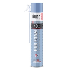 Пена HOME 40+ KUDO бытовая всесезонная полиурет.монтажная