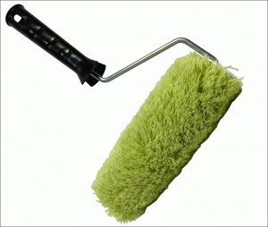 Валик полиакрил зел.240мм,d42мм,руч.6мм, ворс18мм,