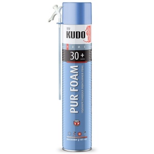 Пена бытов. KUDO HOME 30+ бытовая всесезонная полиурет.монтажная
