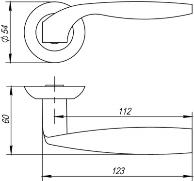 Ручка FUARO  BOSTON AR CP-8 хром, квадрат 8x130 мм, стяжки M4(10*50*50) (1)