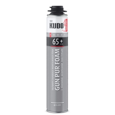 Пена проф. KUDO PROFF 65+  монтажная проф.