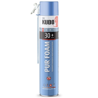 Пена бытов. KUDO HOME 30+ бытовая всесезонная полиурет.монтажная