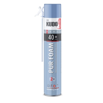 Пена HOME 40+ KUDO бытовая всесезонная полиурет.монтажная