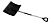 Лопата Богатырь с алюм.планкой, метал. черенком и V-ручкой (комплект)
