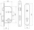 Замок врезной Apecs 1227/60-AB_2 Замок врезной Apecs 1227/60-AB_2